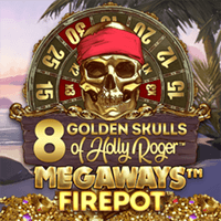 8 Golden Skulls Of the Holly Roger Megaways™